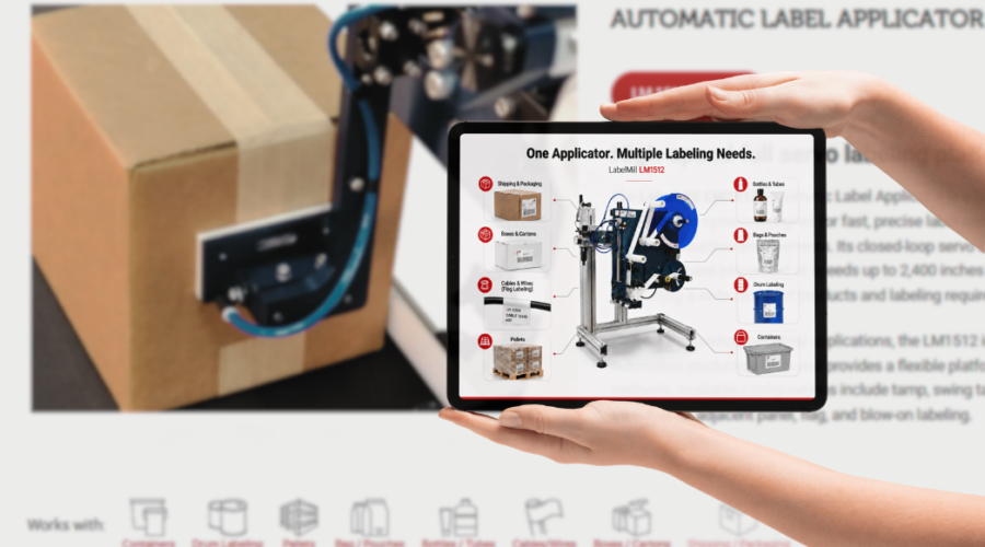 Automatic Label Applicator for Most Labeling Needs